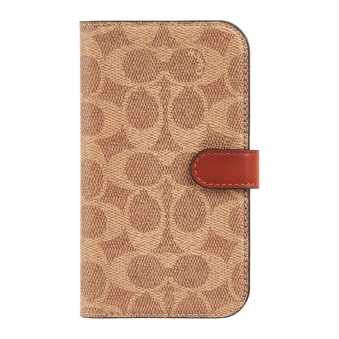 Coach Folio Signature C Case for iPhone 15 Series CH052692
